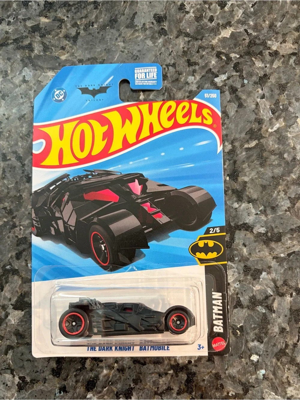 Hot Wheels Batman Batmobile Toy - Black and Red
